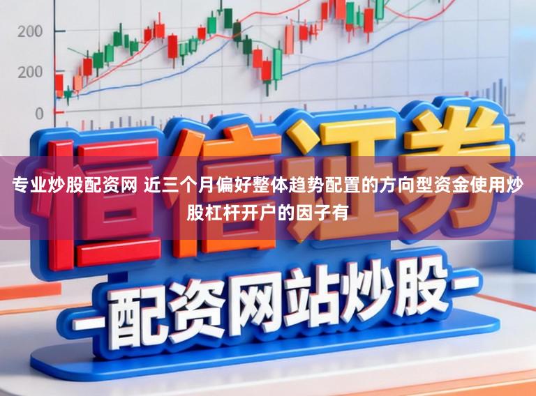 专业炒股配资网 近三个月偏好整体趋势配置的方向型资金使用炒股杠杆开户的因子有