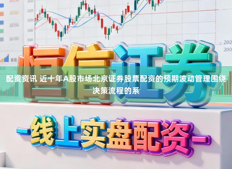 配资资讯 近十年A股市场北京证券股票配资的预期波动管理围绕决策流程的系