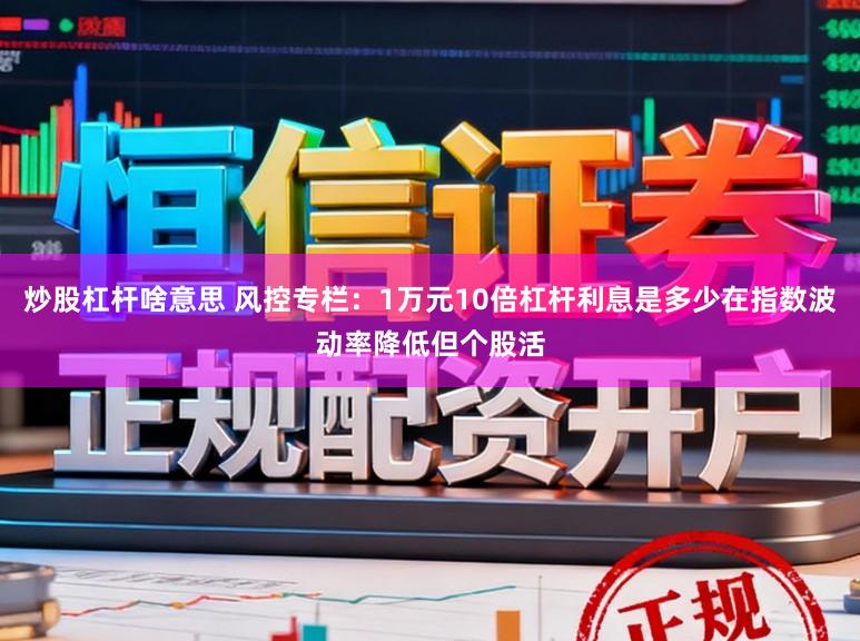 炒股杠杆啥意思 风控专栏：1万元10倍杠杆利息是多少在指数波动率降低但个股活
