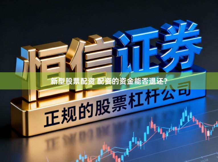 新型股票配资 配资的资金能否退还？